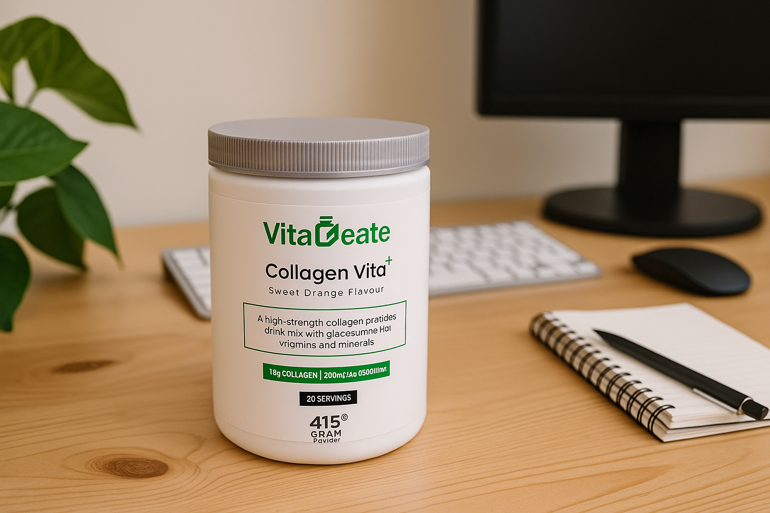 VitaCreate Collagen Vita+ – Sweet Orange Flavour